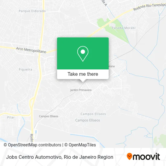 Jobs Centro Automotivo map