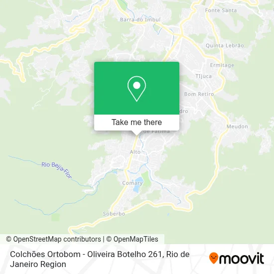 Colchões Ortobom - Oliveira Botelho 261 map
