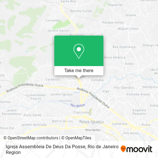 Igreja Assembleia De Deus Da Posse map