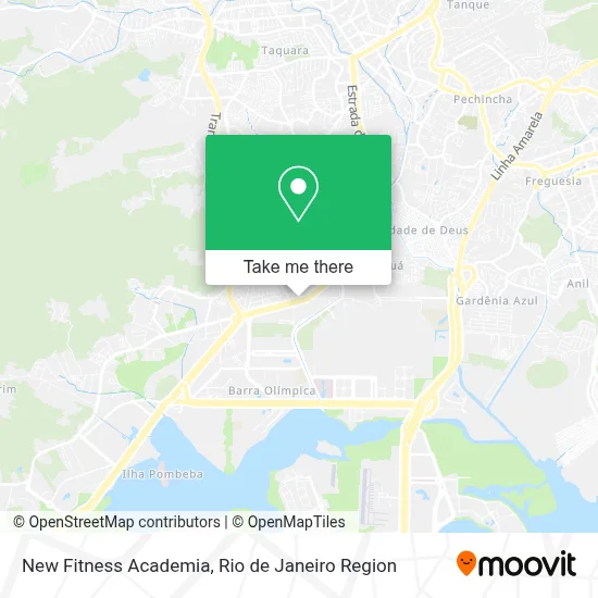 New Fitness Academia map