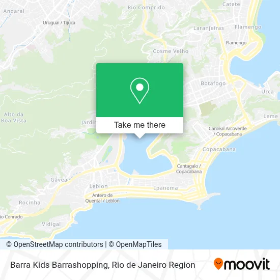 Barra Kids Barrashopping map