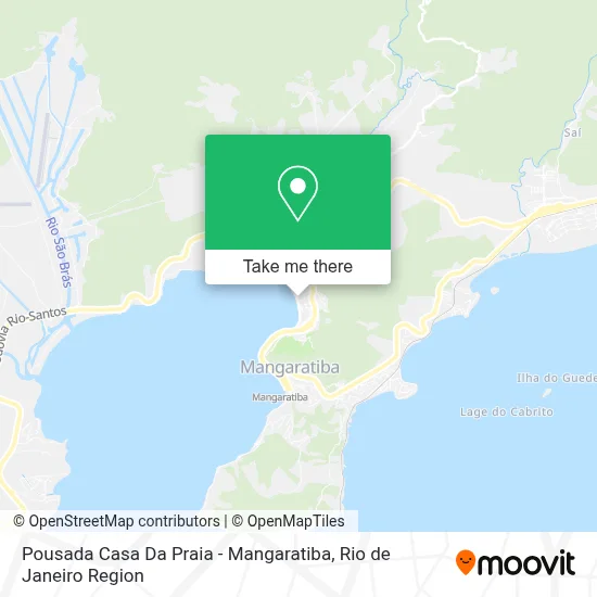 Pousada Casa Da Praia - Mangaratiba map
