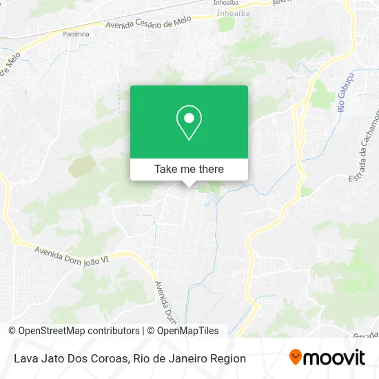 Lava Jato Dos Coroas map