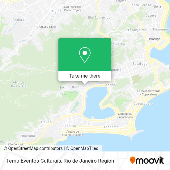 Tema Eventos Culturais map
