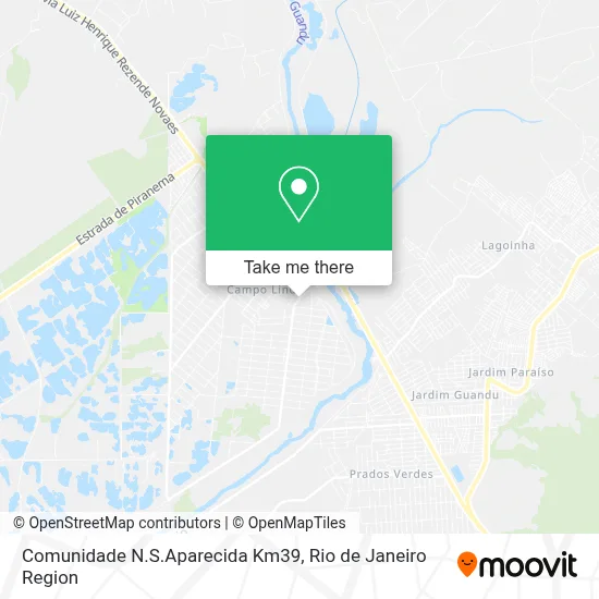 Comunidade N.S.Aparecida Km39 map