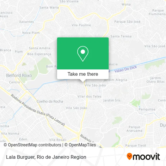 Lala Burguer map