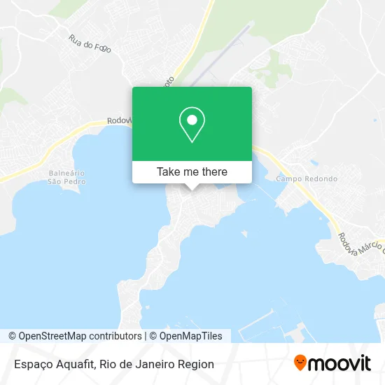 Espaço Aquafit map