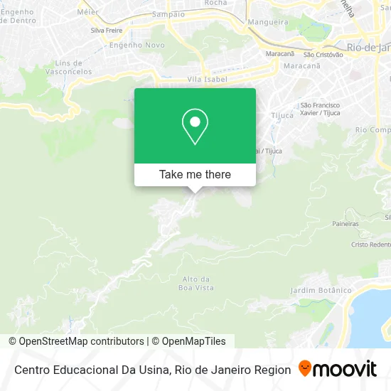 Centro Educacional Da Usina map