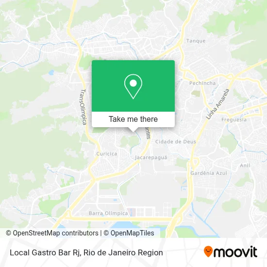 Local Gastro Bar Rj map