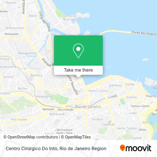Centro Cirúrgico Do Into map
