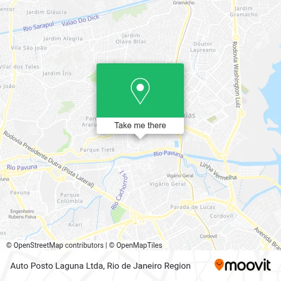Auto Posto Laguna Ltda map