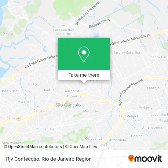Rjv Confecção map