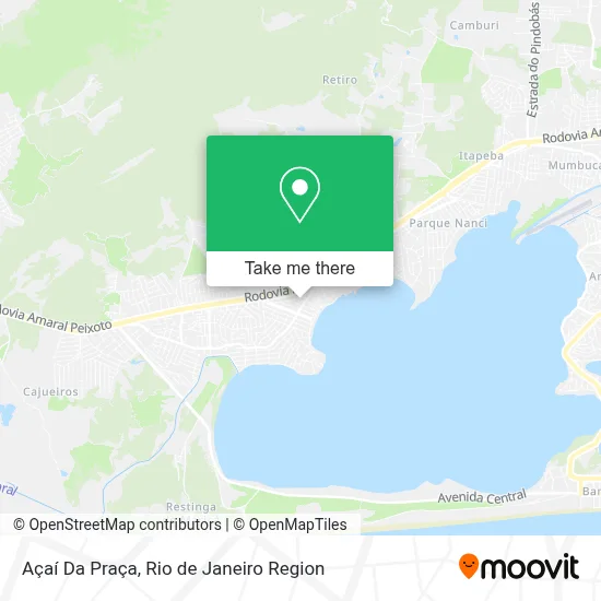 Açaí Da Praça map