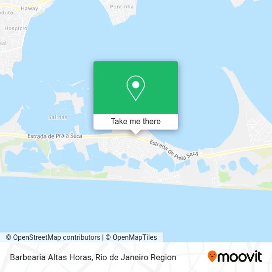 Barbearia Altas Horas map