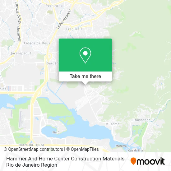 Hammer And Home Center Construction Materials map