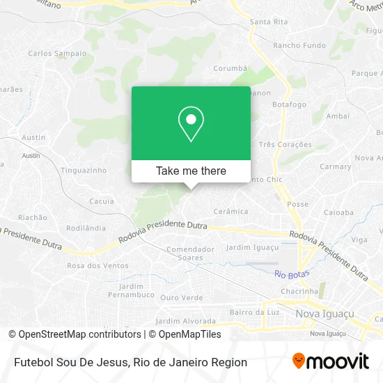 Futebol Sou De Jesus map