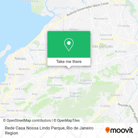 Rede Casa Nossa Lindo Parque map