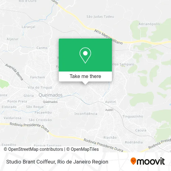 Studio Brant Coiffeur map