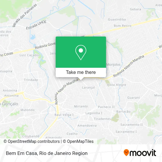 Bem Em Casa map