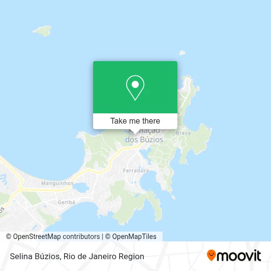 Selina Búzios map