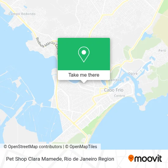 Pet Shop Clara Mamede map