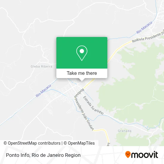 Ponto Info map