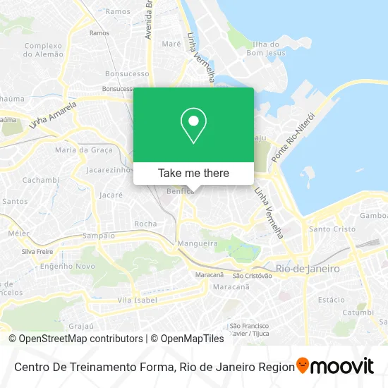Centro De Treinamento Forma map