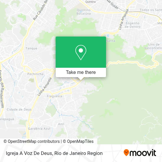 Igreja A Voz De Deus map