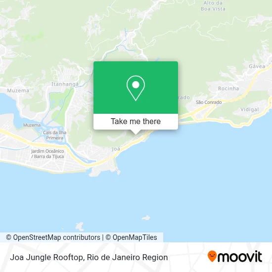 Joa Jungle Rooftop map