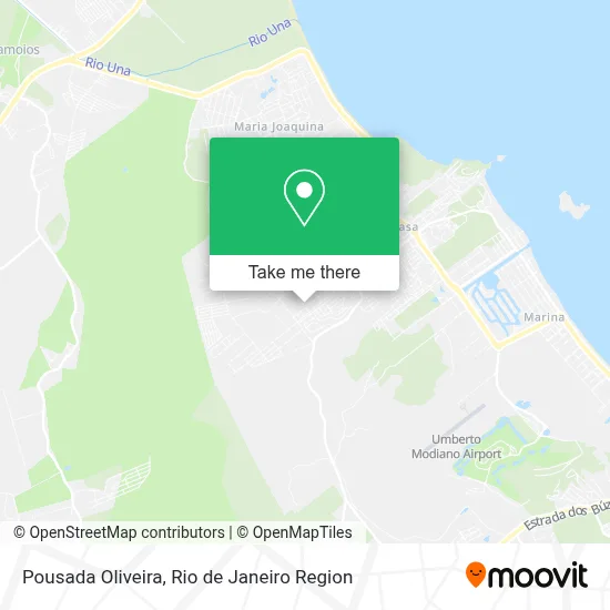 Pousada Oliveira map