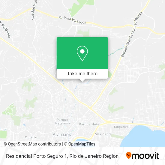 Residencial Porto Seguro 1 map