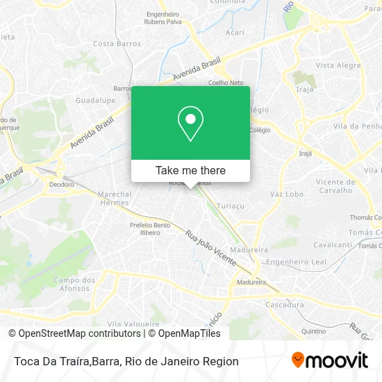 Toca Da Traíra,Barra map