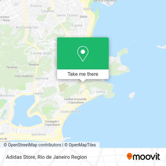 Adidas Store map