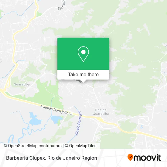 Barbearia Clupex map
