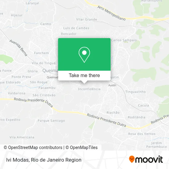 Ivi Modas map