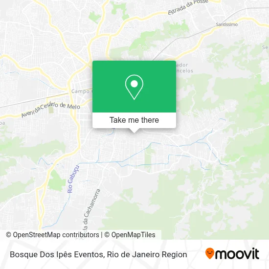 Bosque Dos Ipês Eventos map