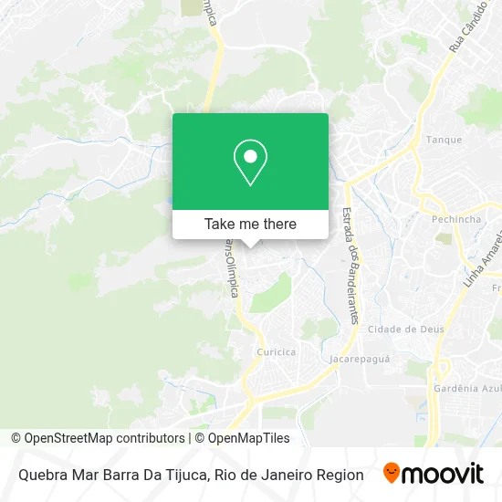 Quebra Mar Barra Da Tijuca map