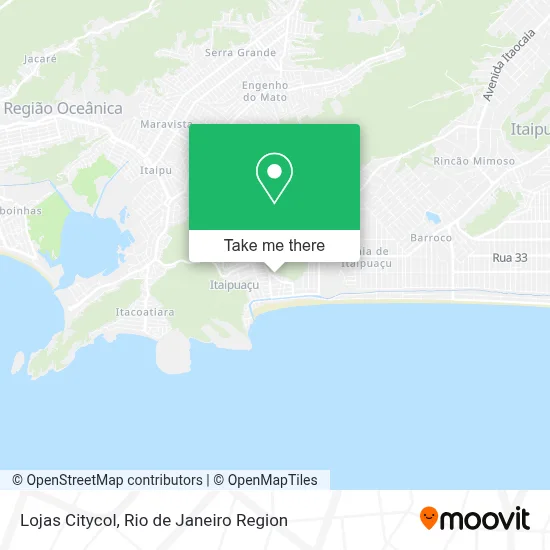 Lojas Citycol map