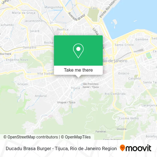 Ducadu Brasa Burger - Tijuca map
