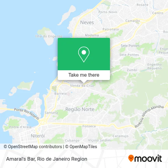 Amaral's Bar map