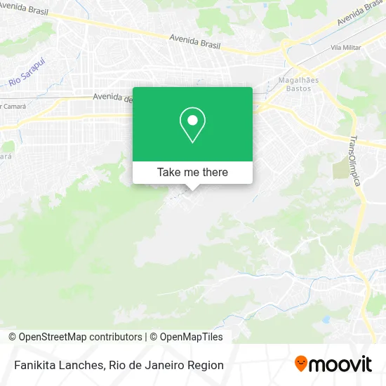 Fanikita Lanches map