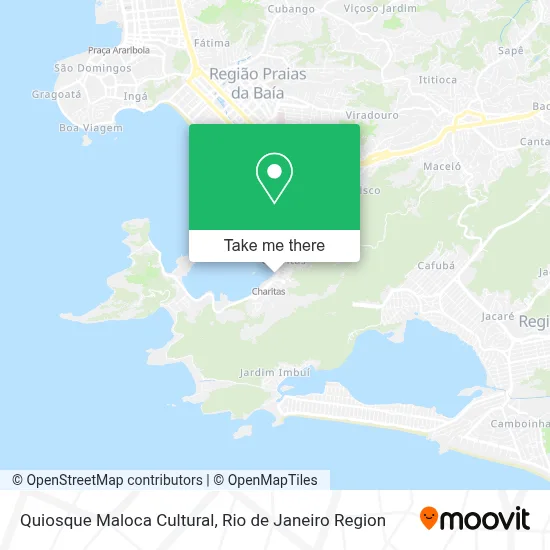 Quiosque Maloca Cultural map