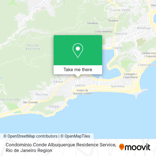 Condomínio Conde Albuquerque Residence Service map