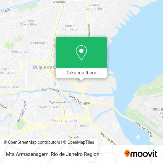 Mts Armazenagem map