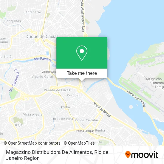 Magazzino Distribuidora De Alimentos map