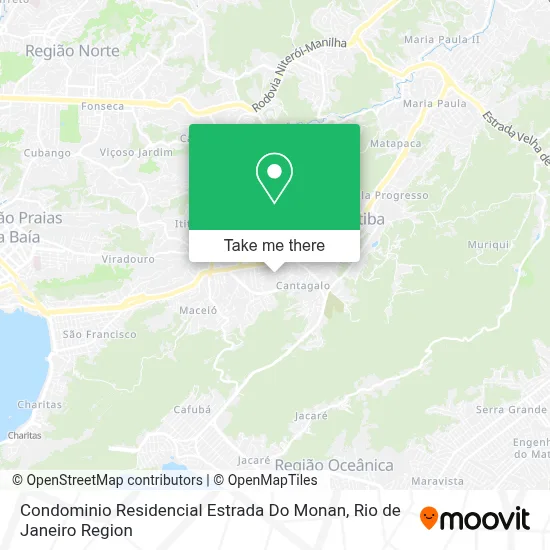 Condominio Residencial Estrada Do Monan map