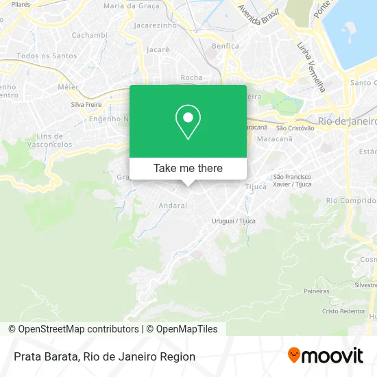 Prata Barata map