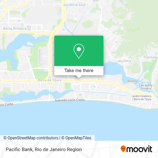 Pacific Bank map