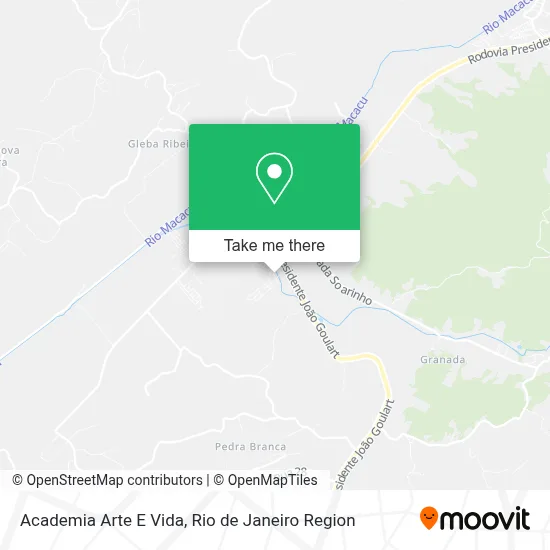 Academia Arte E Vida map