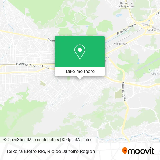 Teixeira Eletro Rio map
